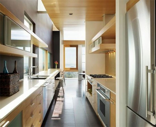 狭长型厨房设计